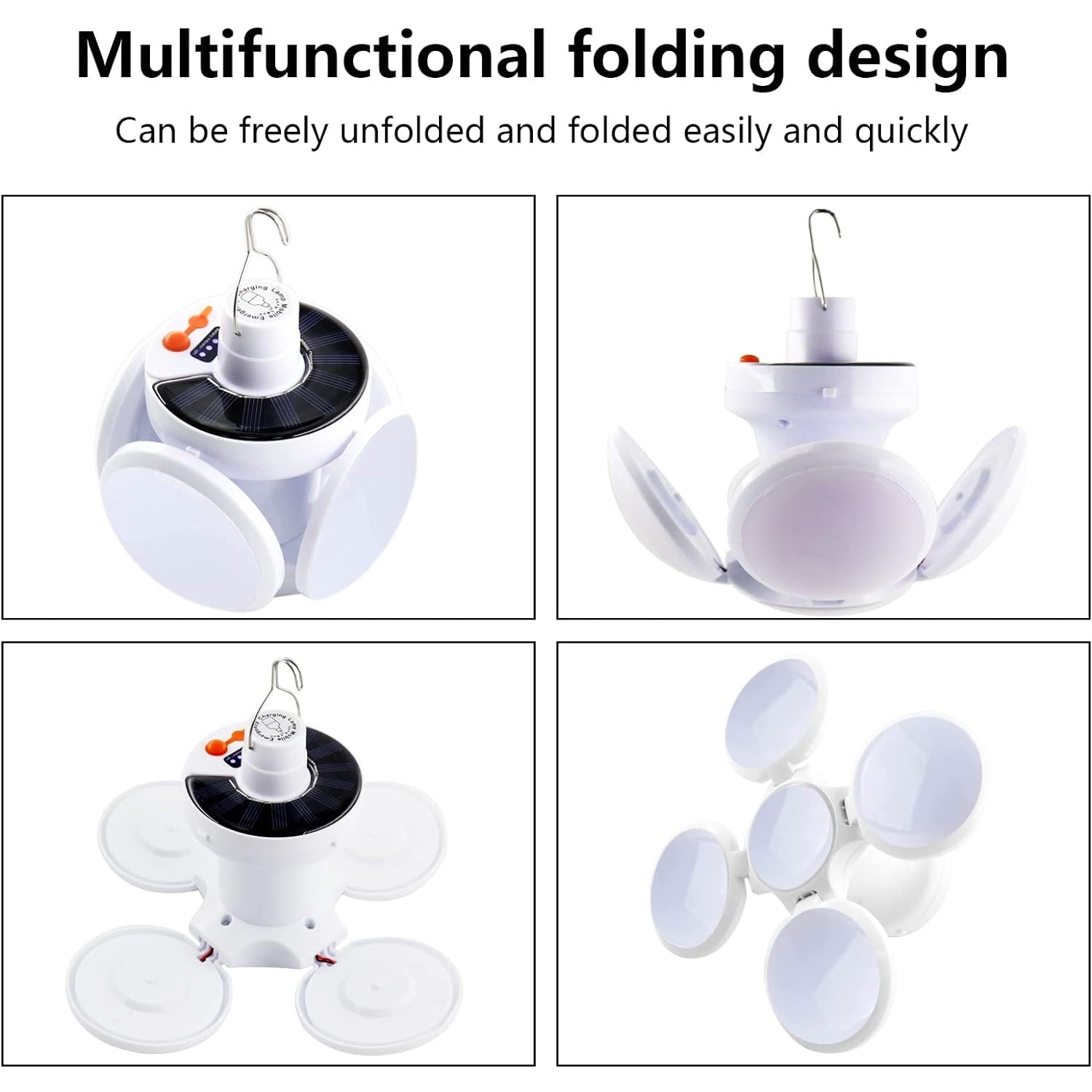 12590 Solar Multi-Functional Emergency LED Light Bulb with USB Charging, LED camping lamp, camping lamp, USB rechargeable, 5 brightness light modes, foldable camping light, SOS IP65 waterproof camping light, blackout emergency equipment, camping gadgets 12590 Solar Multi-Functional Emergency LED Light Bulb with USB Charging, LED camping lamp, camping lamp, USB rechargeable, 5 brightness light modes, foldable camping light, SOS IP65 waterproof camping light, blackout emergency equipment, camping gadgets